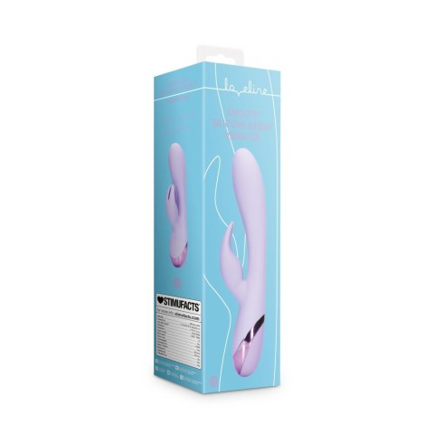 Smooth Silicone Rabbit Vibrator - Digital Lavender SHOTS