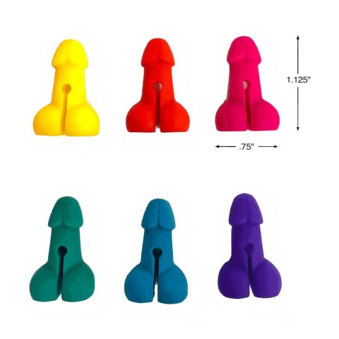 Super Fun Penis - Cocktail Markers - Set of 6 SHOTS