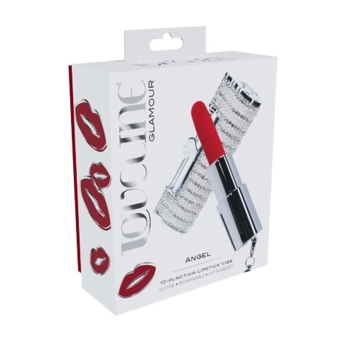 Angel - Lipstick Vibrator with 4 Attachments - Clear SHOTS