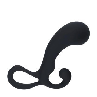 Bulb with Loop Silicone Prostate Massager - M - Black SHOTS