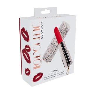 Candy - Lipstick Vibrator with 4 Attachments - Pink SHOTS