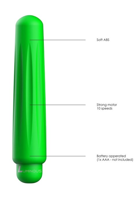 Delia - ABS Bullet With Sleeve - 10-Speeds - Green SHOTS