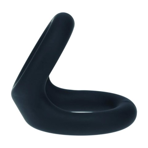 Double O Silicone Cockring - S - Black SHOTS