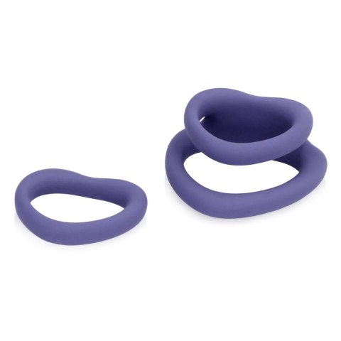 Heart Cockring Set - Violet Storm SHOTS
