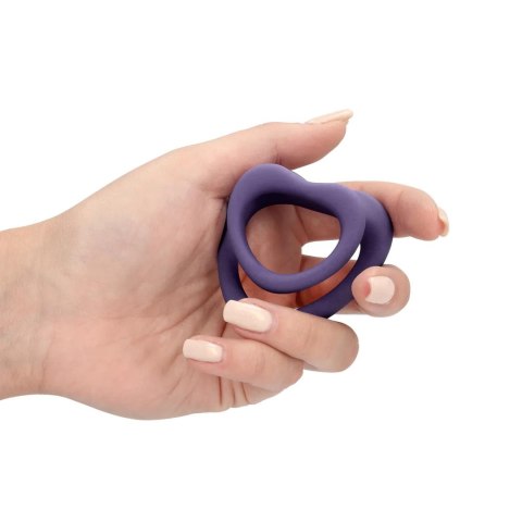 Heart Cockring Set - Violet Storm SHOTS