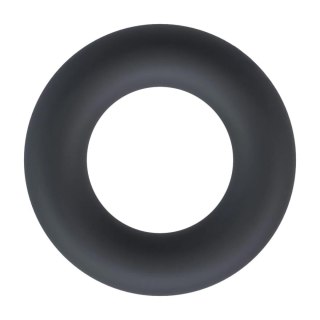 Liquid Silicone Cockring - L - Black SHOTS