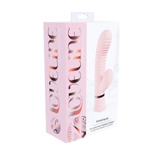 Mystique - Ribbed Rabbit Vibrator - Pink SHOTS