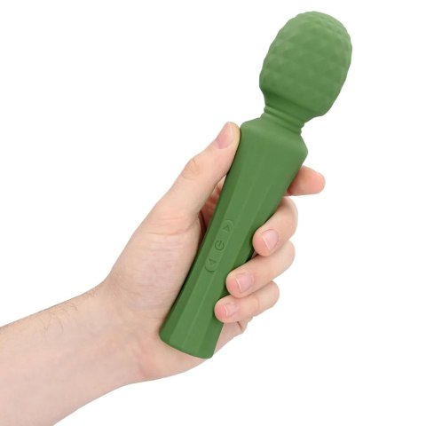 Powerful Wand Vibrator Massager with Still Handle - Green Mumba SHOTS