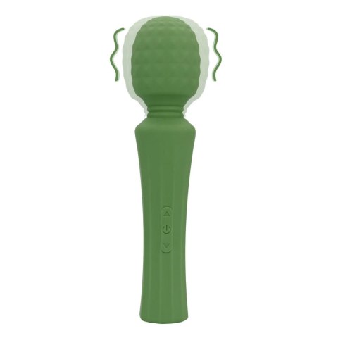 Powerful Wand Vibrator Massager with Still Handle - Green Mumba SHOTS