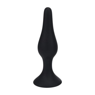 Slim Silicone Anal Plug - XL - Black SHOTS