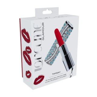 Tiffany - Lipstick Vibrator with 4 Attachments - Blue SHOTS