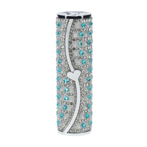 Tiffany - Lipstick Vibrator with 4 Attachments - Blue SHOTS