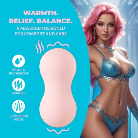 Vibrating and Heating Massager - Pink SHOTS