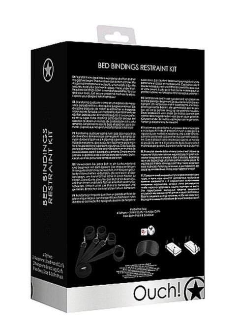 Bed Binding Restraint Kit - Black SHOTS