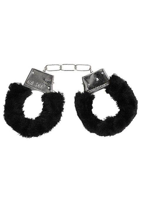 Beginner""s Handcuffs Furry - Black SHOTS