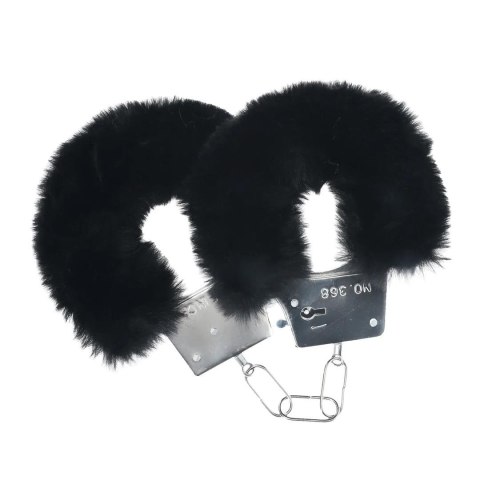 Classic Fluffy Handcuffs - Black SHOTS