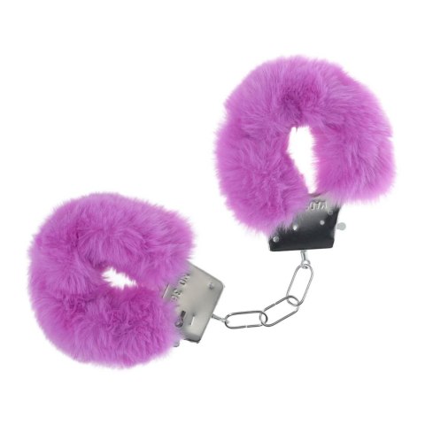 Classic Fluffy Handcuffs - Purple SHOTS