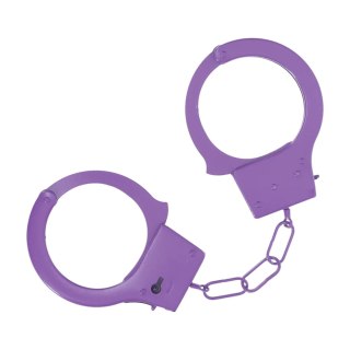 Classic Metal Handcuffs - Purple SHOTS