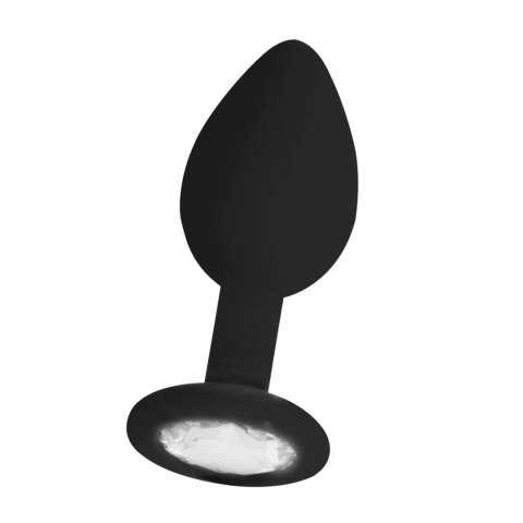 Diamond Butt Plug - Regular black SHOTS