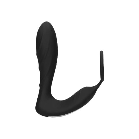 E-stim Vibrating Butt Plug Cockring SHOTS