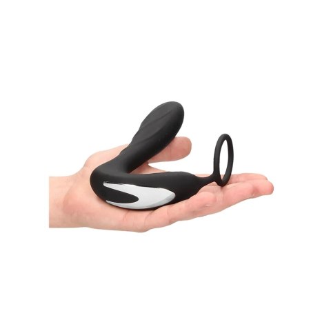 E-stim Vibrating Butt Plug Cockring SHOTS