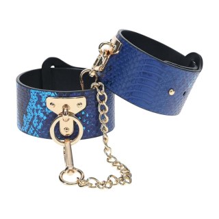 Florence Collection - Leg Cuffs - Blue SHOTS