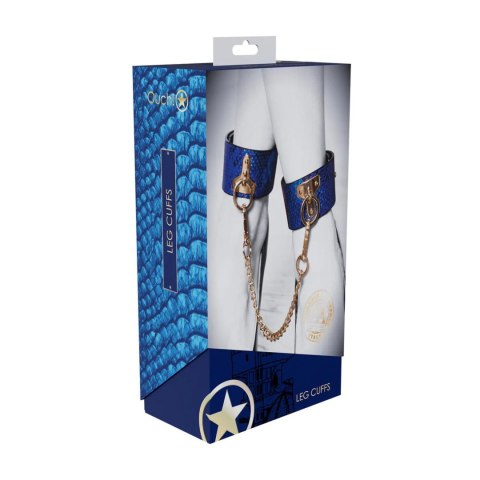 Florence Collection - Leg Cuffs - Blue SHOTS