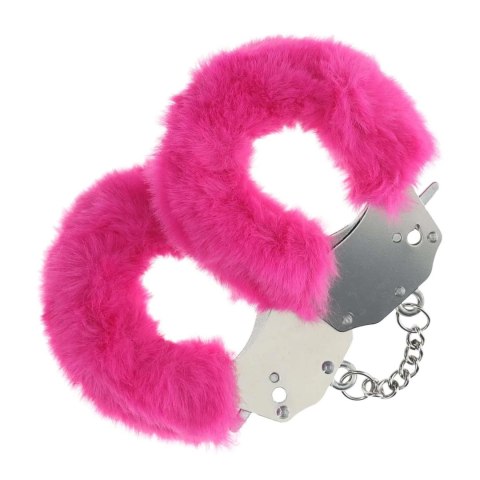 Heavy-duty Fluffy Handcuffs - Pink SHOTS