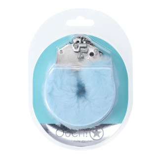 Heavy-duty Fluffy Handcuffs - Powder Blue SHOTS