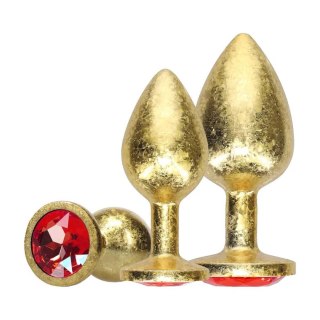 Milan Collection - Metal Anal Plug Set - Gold SHOTS