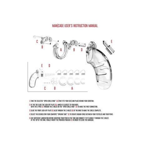 Model 05 Chastity Cock Cage - 14 cm SHOTS