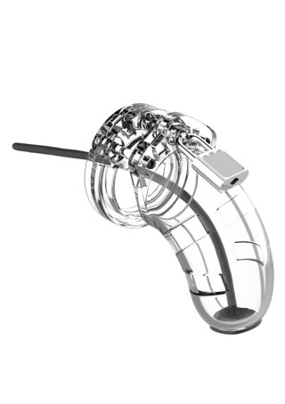 Model 15 - Chastity - 3.5"""" - Cock Cage - Transparent SHOTS