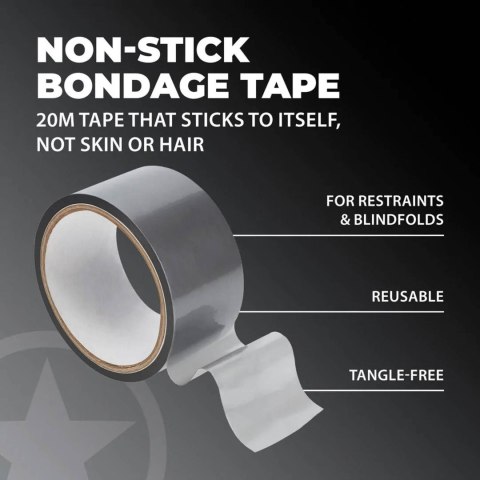 PVC Non-Stick Tape - 20 m - Silver SHOTS