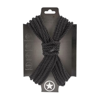 Polyester Bondage Rope - 10 m - Black SHOTS
