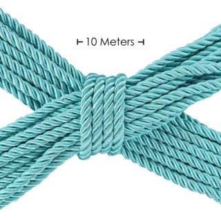 Polyester Bondage Rope - 32.8 ft / 10 m - Blue SHOTS