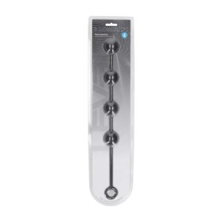 Round Silicone Anal Balls - L - 40mm - Black SHOTS