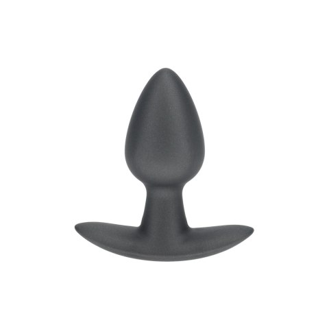 Smooth Silicone Anal Plug - Small - 2.6 / 6,5 cm - Gunmetal SHOTS
