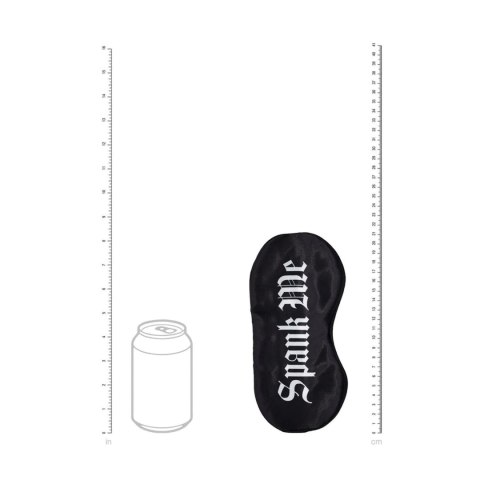 Spank Me - Printed Satin Mask SHOTS