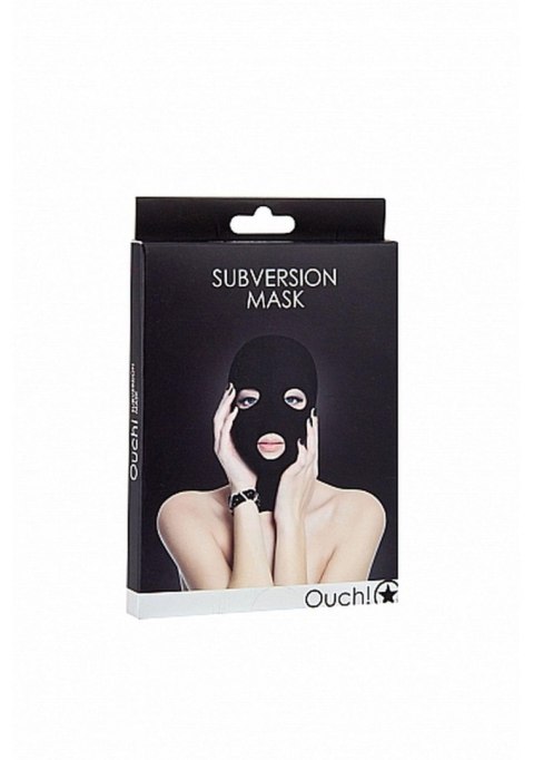 Subversion Mask - Black SHOTS