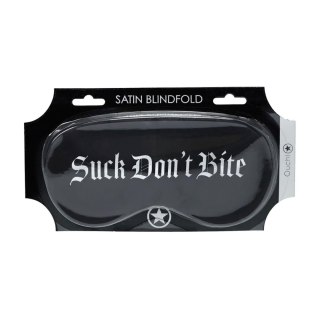 Suck Don't Bite - Printed Satin SHOTS