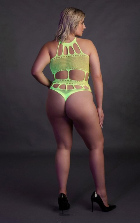 Body with Grecian Neckline - Neon Green - XL/XXXXL SHOTS
