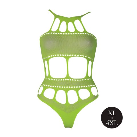 Body with Grecian Neckline - Neon Green - XL/XXXXL SHOTS