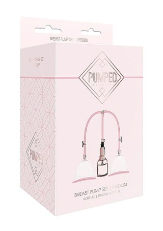 Breast Pump Set Medium - Rose Gold SHOTS