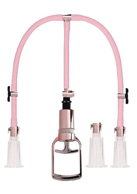 Clitoral & Nipple Pump Set Medium - Rose Gold SHOTS
