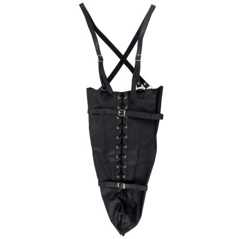Lace-up Full Sleeve Arm Restraint - Black SHOTS