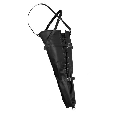 Lace-up Full Sleeve Arm Restraint - Black SHOTS