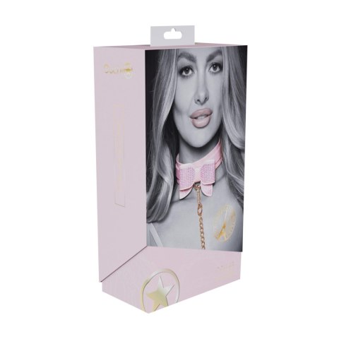 Paris Collection - Collar with Leash - Pink SHOTS