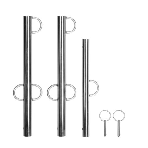 Spreader Bar with Multiple Hooks - Silver SHOTS