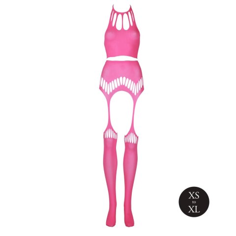 Two Piece with Crop Top and Stockings - Pink - XS/XL SHOTS