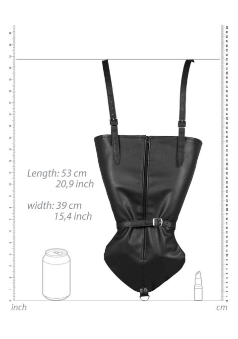 Zip-up Full Sleeve Arm Restraint - Black SHOTS